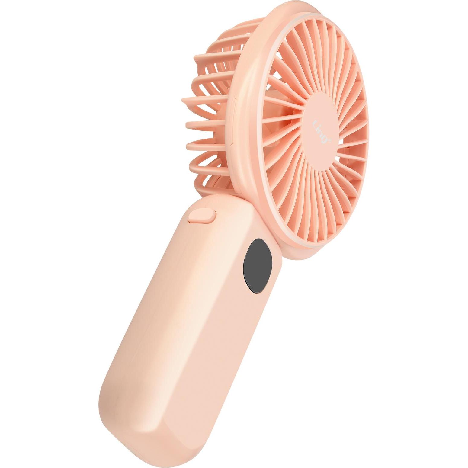 LinQ WindWhisper Handventilator, Ventilator, Rosa
