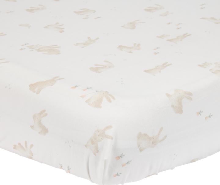 Actual product image Little Dutch Fitted sheet for cot Baby Bunny