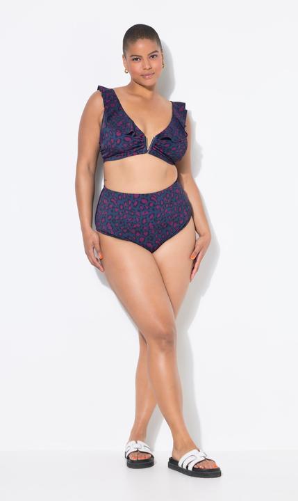 Immagine prodotto Studio Untold Slip a vita alta del bikini con design leopardato colorato (42)