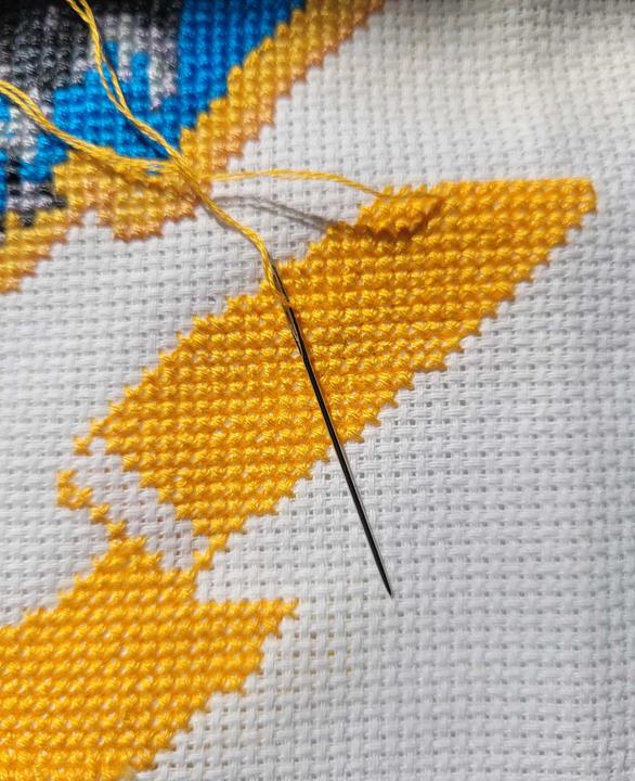 Actual product image I Am Creative Fabric for embroidery, counting fabric