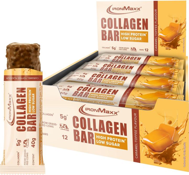 IronMaxx Collagen Bar (12 x 40g) (40 g, 12 Stk.)