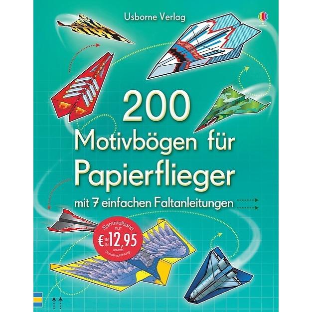 200 Motivbögen für Papierflieger, Kinderbücher