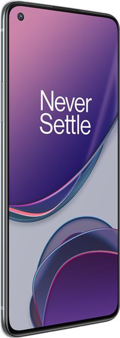 Produktbild OnePlus 8T (8GB) (128 GB, Lunar Silver, 6.55", Dual SIM, 5G)