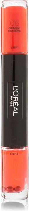 Produktbild L'Oréal Paris L’Oréal Professionnel Infallible Gel-Effect Nail Polish 2-In-1 013 Orange Extreme 2 x 5 ml (Orange Extreme, Gel-Effekt Nagellack)