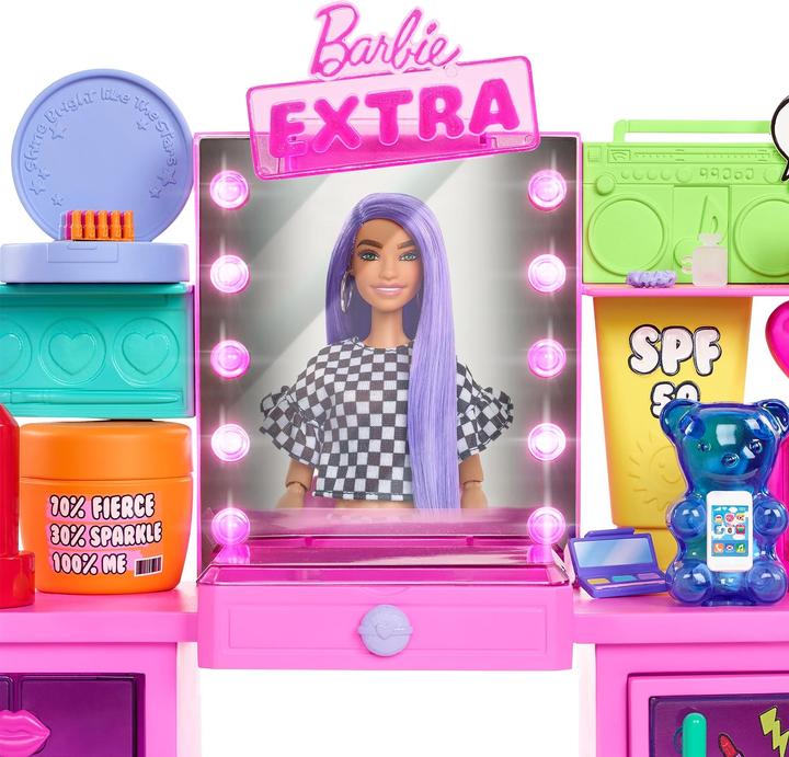 Actual product image Barbie Extra Doll and Playset
