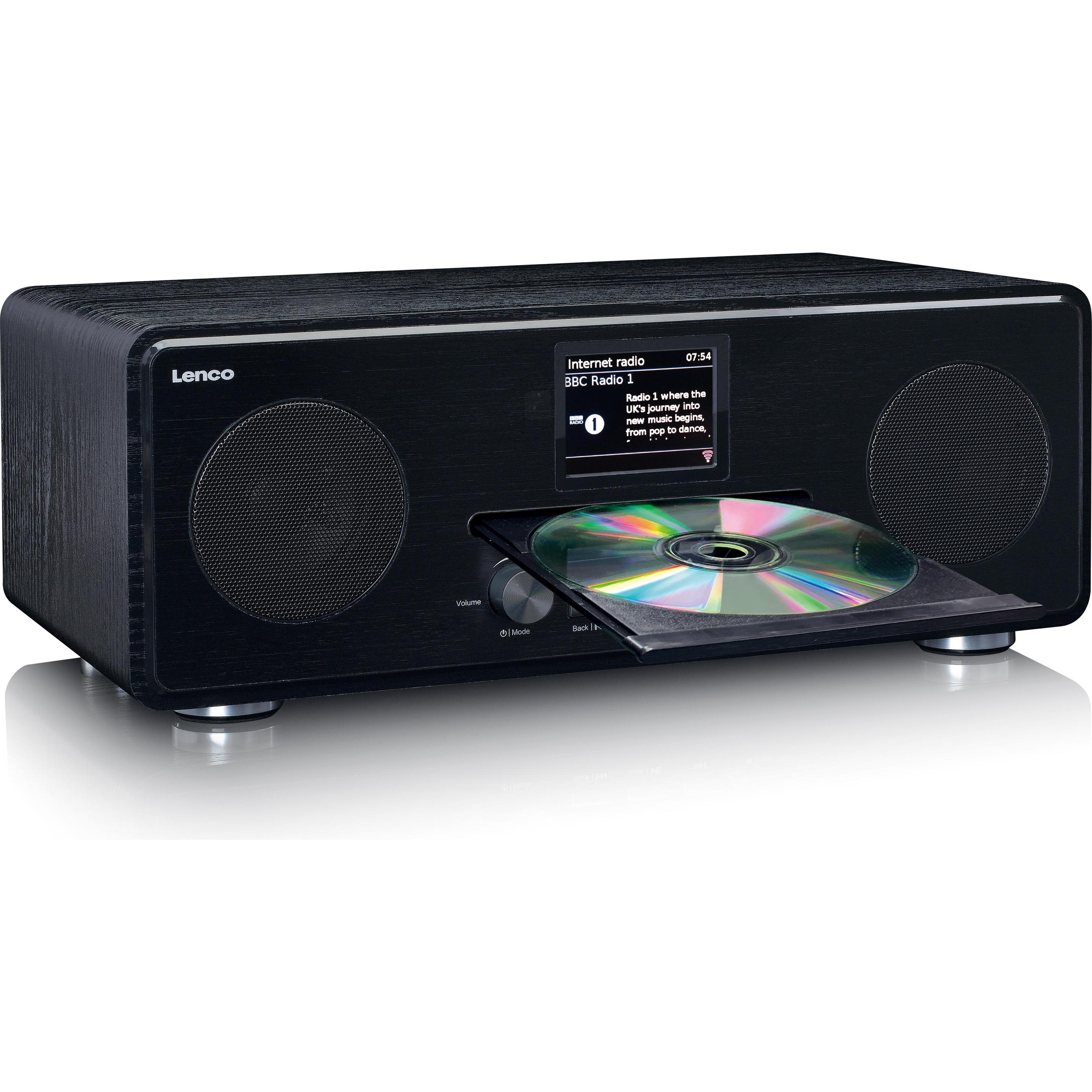 Thumbnail - Lenco DIR-261BK (DAB+, FM, Internetradio, Bluetooth, WLAN), Radio, Schwarz