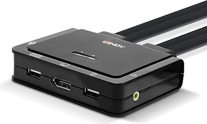 Actual product image Lindy KVM switch