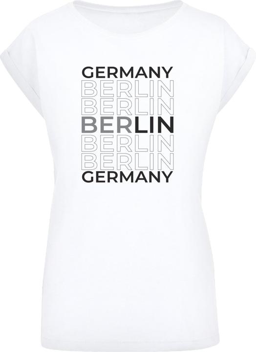 Produktbild Merchcode Ladies Berlin Extended Shoulder Tee - 112473 (L)