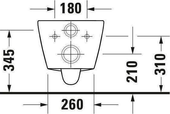 Produktbild Duravit Wand-Tiefspül-WC D-NEO rimless weiss