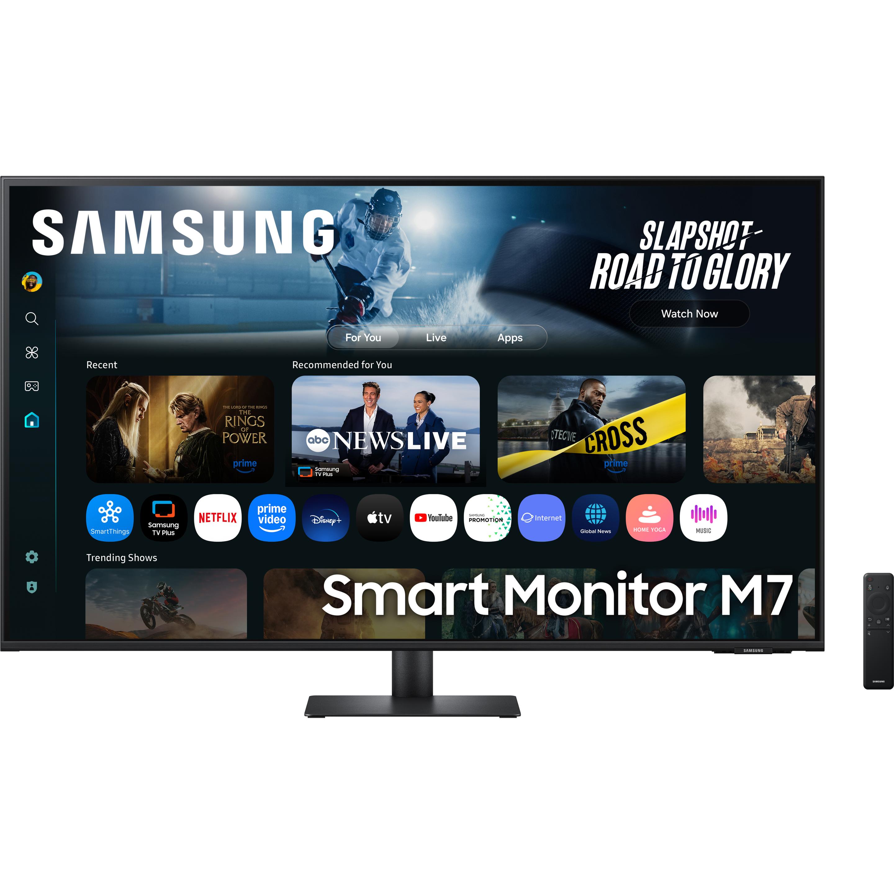 Samsung Smart M7 - M70F (3840 x 2160 Pixel, 43"), Monitor, Schwarz