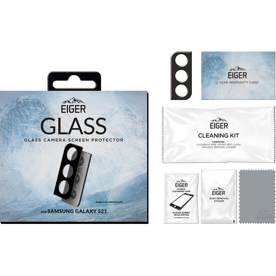 Thumbnail - Eiger Mountain Glass Lens (1 Stück, Samsung Galaxy S21), Smartphone Schutzfolie, Transparent