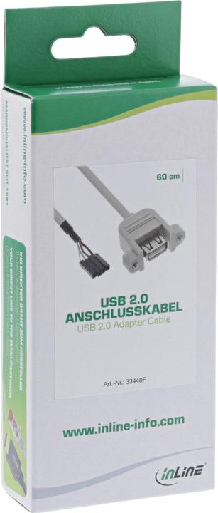 Immagine prodotto InLine Cavo di collegamento USB 2.0 (0.60 m)
