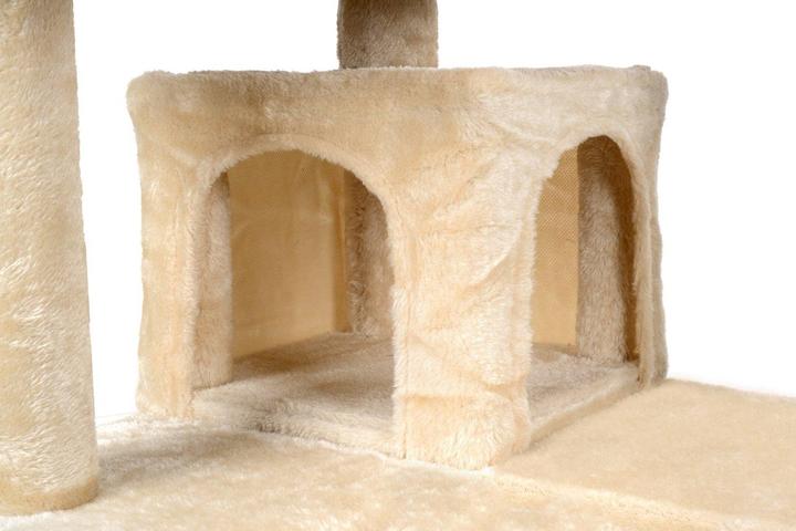 Actual product image FunFit Cat scraper, 7 levels, 131 cm, beige (131 cm)