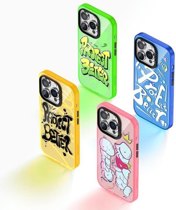 Actual product image Benks Dynamic PC+TPU protective case iPhone 13 Pro - Pink (Apple iPhone 13 Pro)