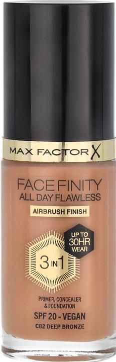 Actual product image Max Factor Facefinity All Day Flawless Foundation C82 Deep Bronze 34 ml (C82 Deep Bronze)