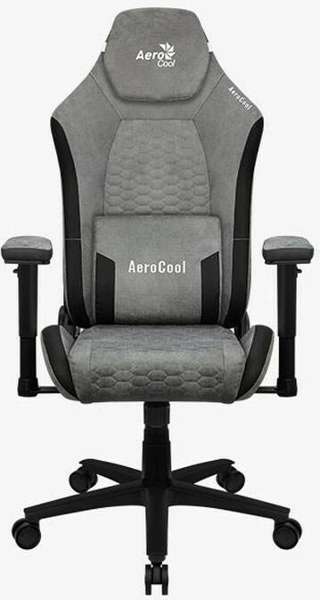 Produktbild AeroCool Fotel CROWN AeroSuede Stone Grey