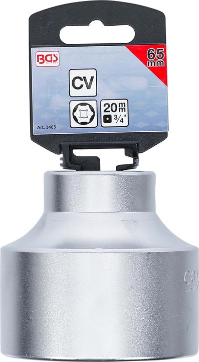 Actual product image BGS Socket, Hexagon | 20 mm (3/4") Drive | 65 mm (65 mm)