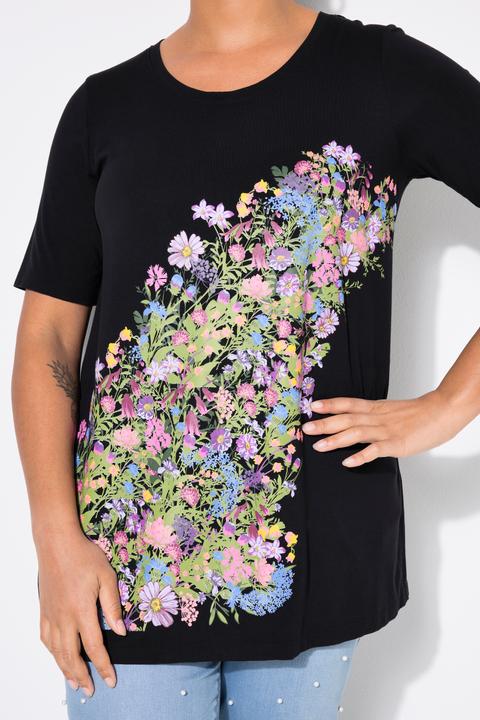 Produktbild Miamoda T-Shirt, A-Linie, Blumen-Motiv (46)