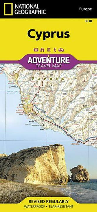 Produktbild National Geographic Adventure Travel Map Cyprus