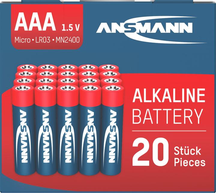 Image du produit Ansmann LR03 Alkaline (20 pcs, AAA)