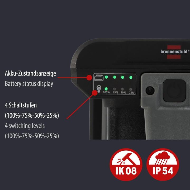 Actual product image Brennenstuhl HL 3000 (2160 lm)