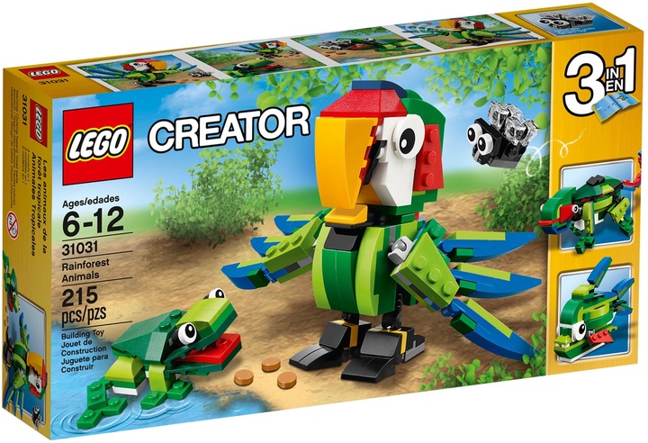 Actual product image LEGO Rainforest Animals (31031, LEGO Creator Expert)