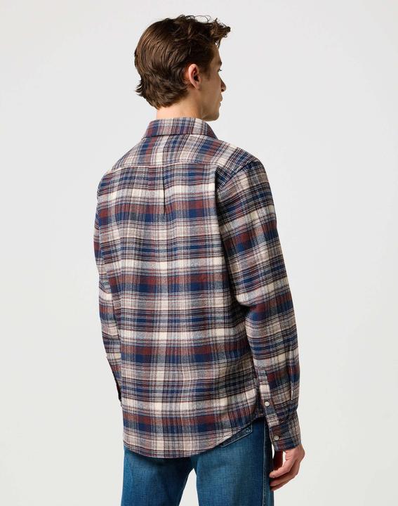 Actual product image Wrangler Langarmhemd Brushed 1 Pkt Shirt (XXL)