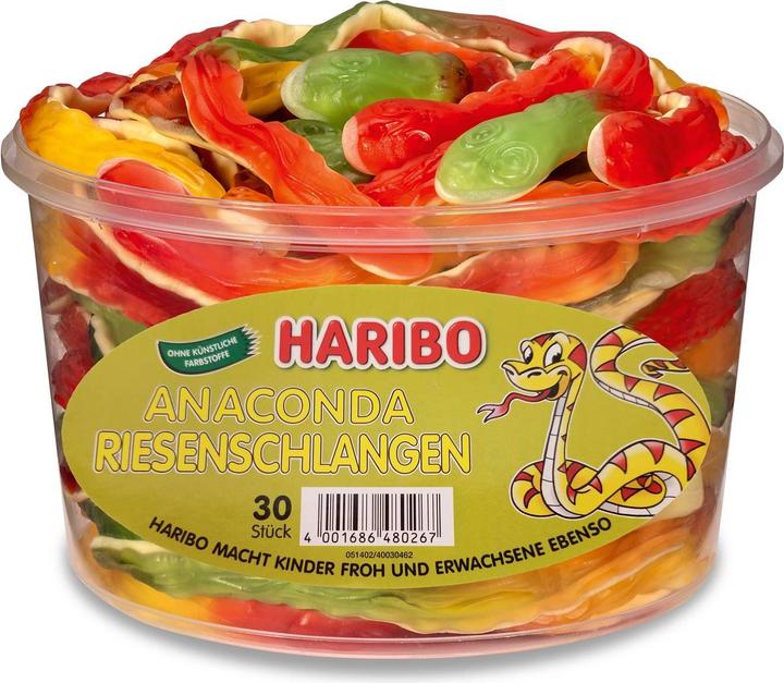 Actual product image Haribo Anaconda Giant snakes (30 pcs., 1200 g)