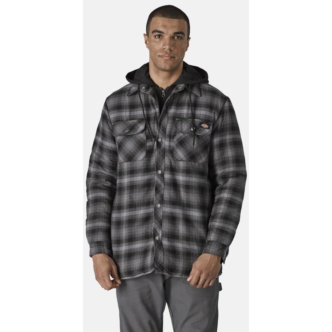 Dickies, Herren, Jacke, Flannellhemd (L), Schwarz, L