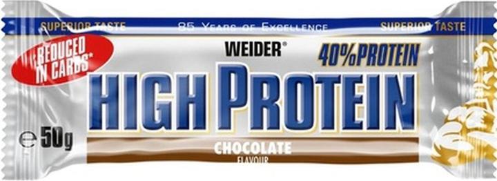 Weider High Protein Riegel (1250 g, 25 Stk.)