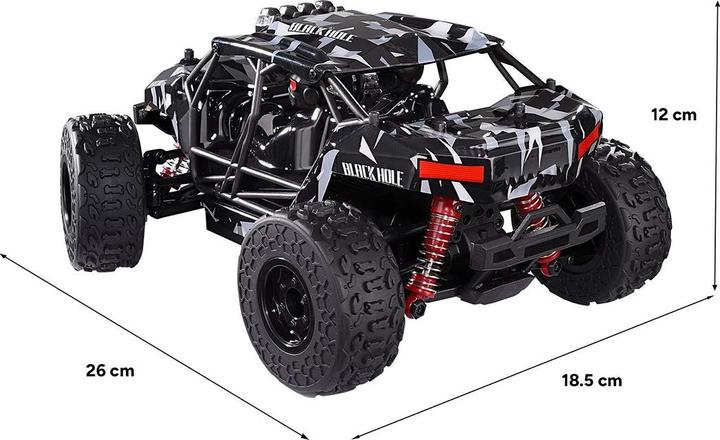 Produktbild VR Shinecon Ferngesteuertes Auto 36KM/H - Monster Black Schwarz