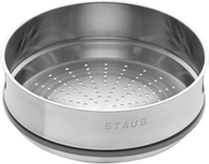 Immagine prodotto Staub Cocotte con inserto per la cottura a vapore (26 cm, Pirofila + casseruola, Ghisa, Smalto, Acciaio inossidabile)