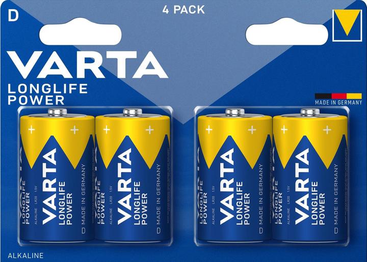 Image du produit Varta pouvoir de longue durée (4 pcs, D, 16500 mAh)