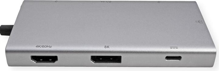 Actual product image Value USB-C Dock HDMI+DP+GbE+ 2xA+ 1xC+ PD 4K60 - Digital/Data - Digital/Display/Video (USB-C, 7 ports)