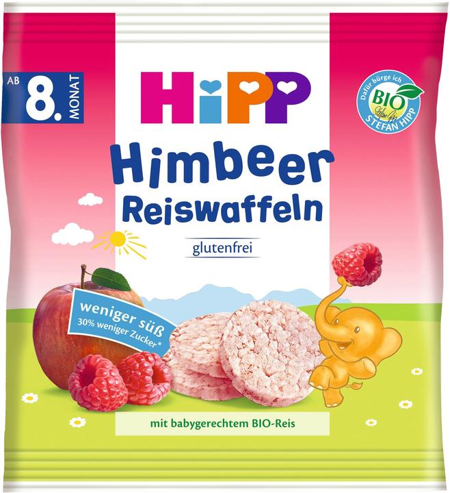 Hipp Organic raspberry rice cakes (30 g)