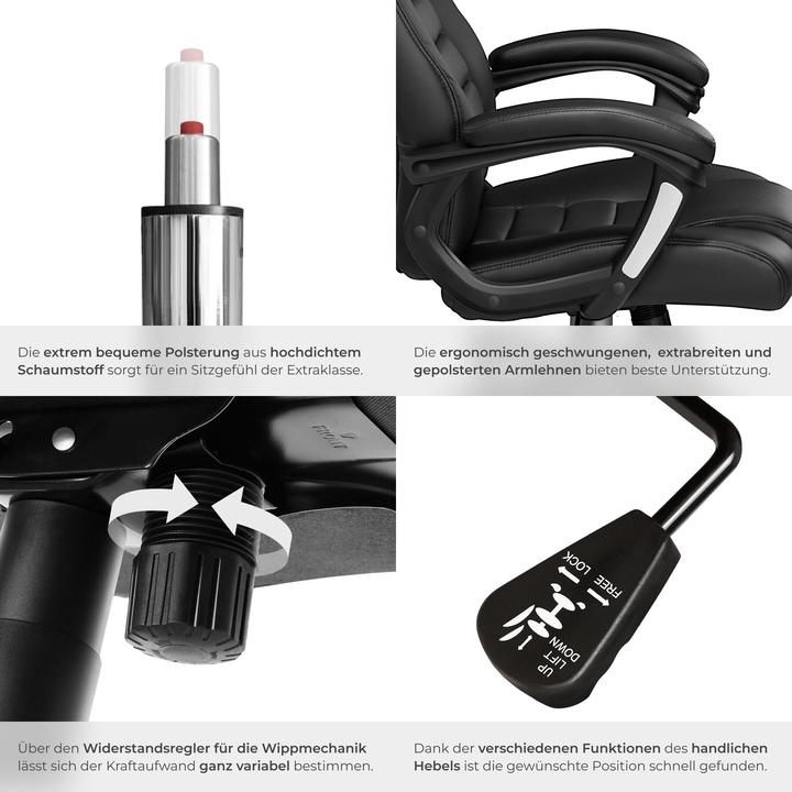 Produktbild tectake Chefsessel