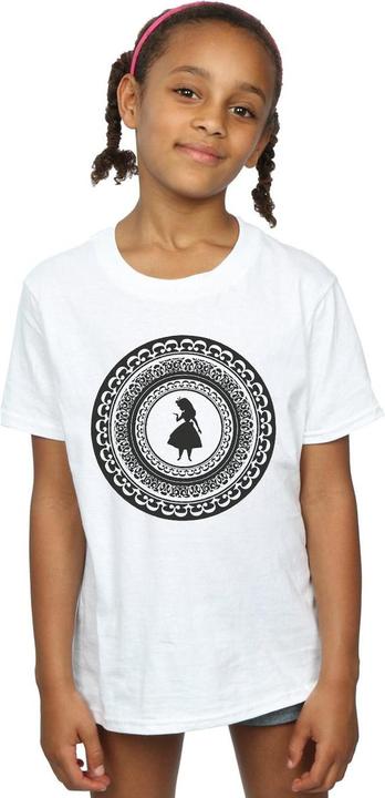 Produktbild Disney Mädchen Alice im Wunderland Kreis TShirt aus Baumwolle (128)