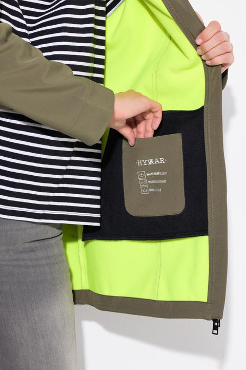 Produktbild Ulla Popken HYPRAR Long-Softshelljacke, wasserabweisend, A-Linie (46, 48)