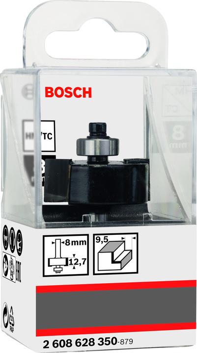 Produktbild Bosch Professional Zubehör Falzfräser, 8 mm, B 9,5 mm, D 31,8 mm, L 12,5 mm, G 54 mm