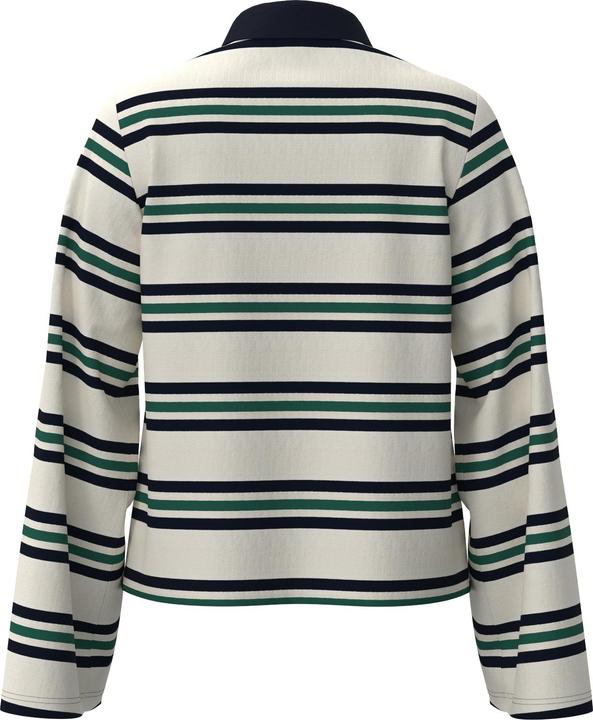Image du produit Object Gestreiftes Langarm-Poloshirt (M)