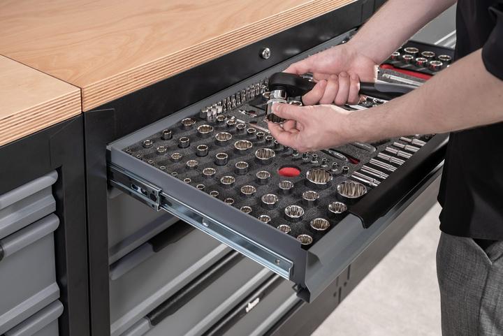 Produktbild Vigor Doppelsechskant-Steckschlüssel Satz ∙ V7520 ∙ Anzahl Werkzeuge: 42