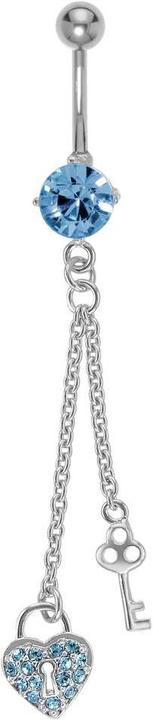 Immagine prodotto Bijouteria Piercing ventre (Acciaio inossidabile, Ottone, Vetro (di orologio))