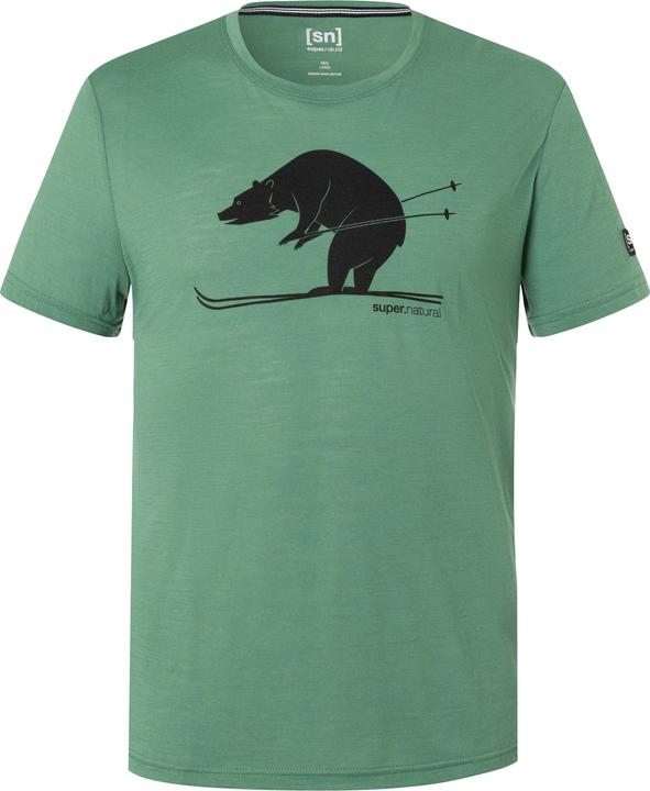 Actual product image Super Natural Skiing Bear Tee (XXL)