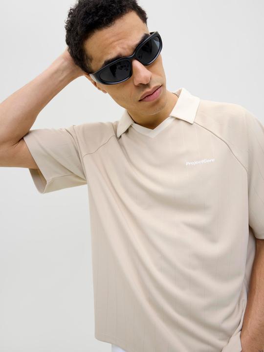 Actual product image Jack & Jones Gedruckt Polokragen Poloshirt Poloshirt (XL)