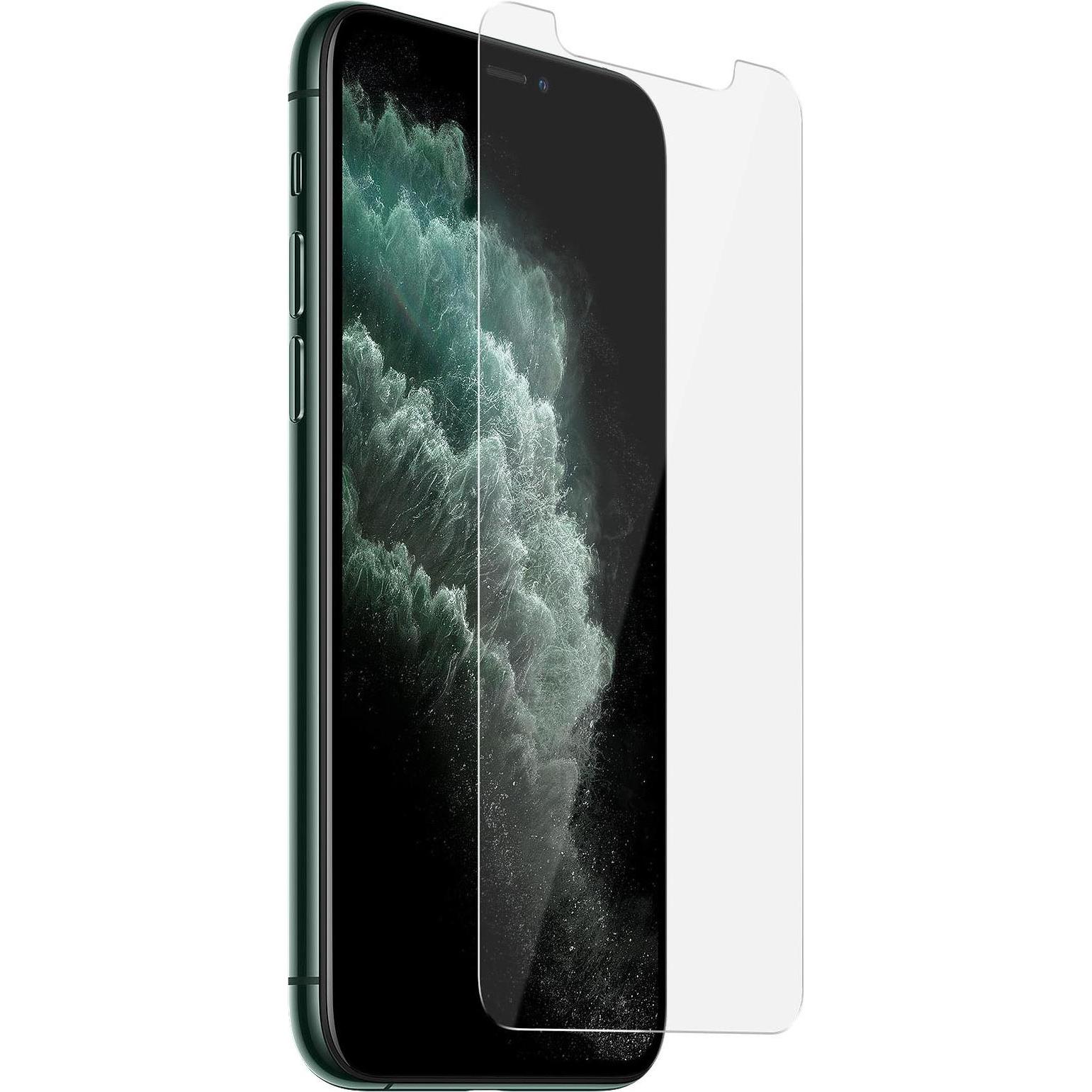 Avizar Kristallklare Folie, Glas-Displayschutz (2 Stück, Apple iPhone 11 Pro), Smartphone Schutzfolie, Transparent