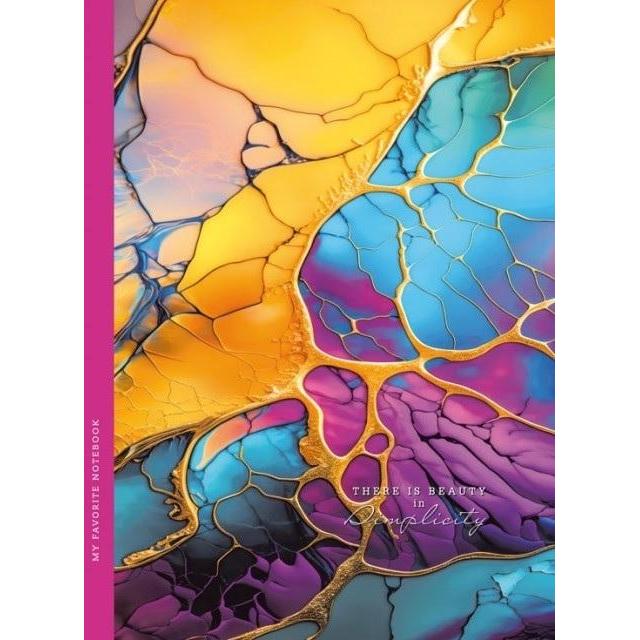 Fresh, Quaderni + Bloc notes, Dekoratives Notizbuch 143x200/64K Raster TW-Mosaik (Copertina rigida)