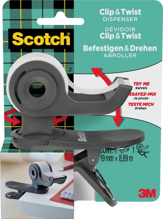 Immagine prodotto Scotch Dispenser da tavolo Clip & Twist