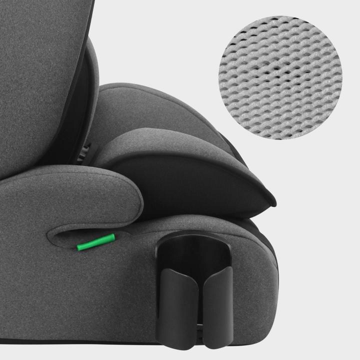 Productafbeelding Tulano Autositz Zooma 25 Grau-Schwarz (Kinderzitje, ECE R129/i-Size standaard)