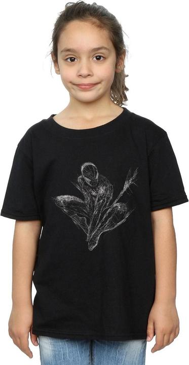 Image du produit - T-shirt SPIDER-MAN WEB CROUCH - Fille (116)