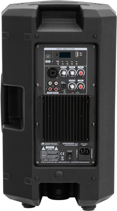Actual product image Omnitronic VFM-210AP MK2 2-way loudspeaker active TWS (Active)
